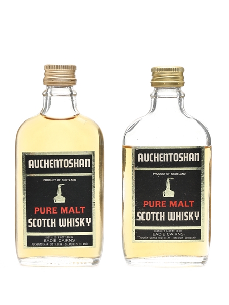 Auchentoshan Pure Malt Bottled 1970s - Eadie Cairns 2 x 5cl