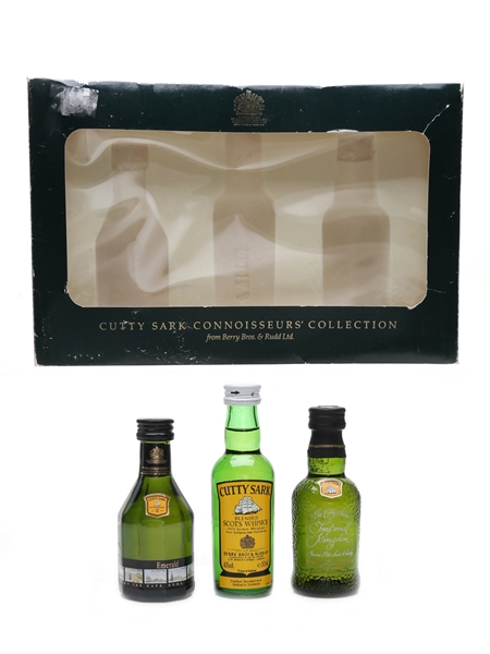 Cutty Sark Connoiseurs' Collection Emerald, Scots Whisky & Imperial Kingdom Set 3 x 5cl / 43%