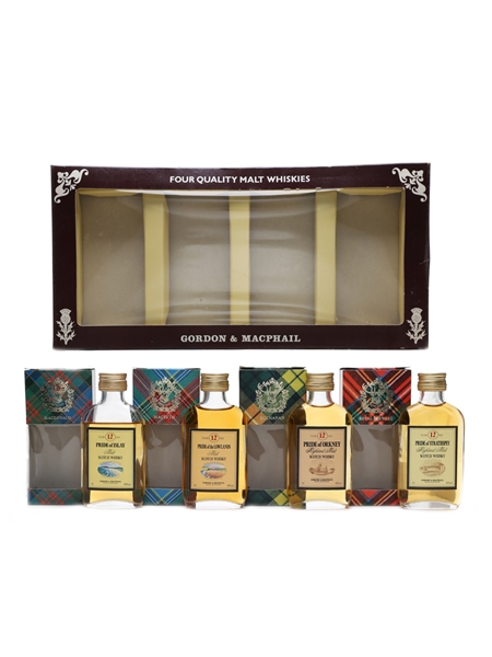 Gordon & MacPhail Pride Set 12 Year Old 4 x 5cl / 40%