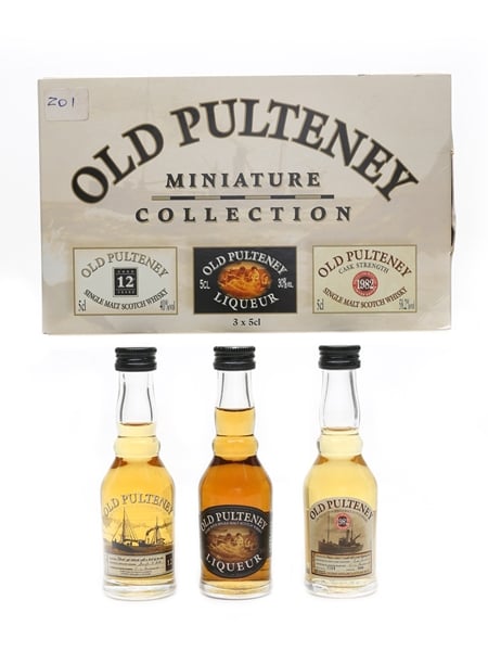 Old Pulteney Miniature Collection Boxed Set 3 x 5cl