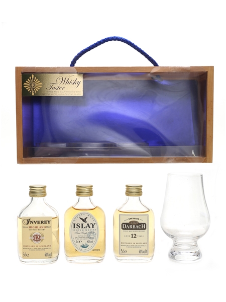 Marks & Spencer Whisky Taster Set Inverey, Islay, Glen Darbach 3 x 5cl / 40%