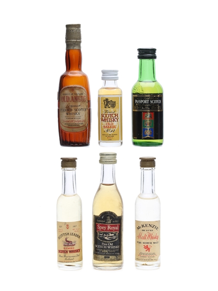 6 x Blended Scotch Whisky Miniature 