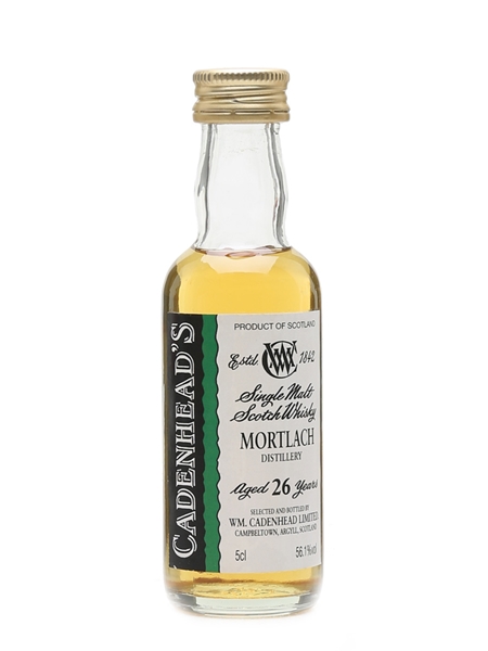 Mortlach 26 Year Old Cadenhead's 5cl / 56.1%