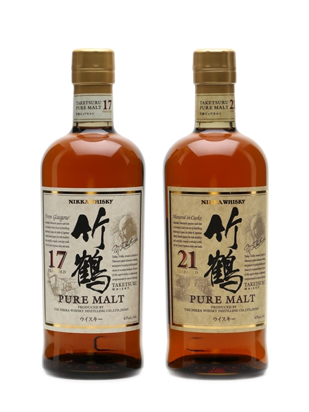 Taketsuru 17 & 21 Years Old 2 x 70cl 