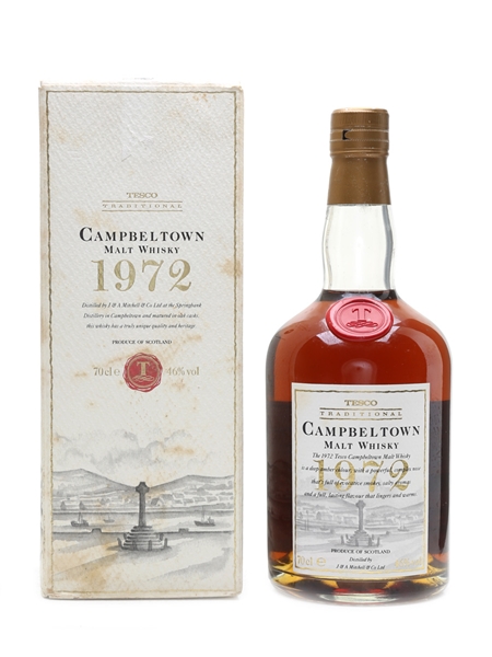 Campbeltown 1972 (Springbank) Bottled 1990s - Tesco 70cl / 46%