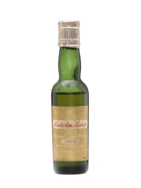 Malcolm Stuart 5 Year Old Bottled 1940s 5cl