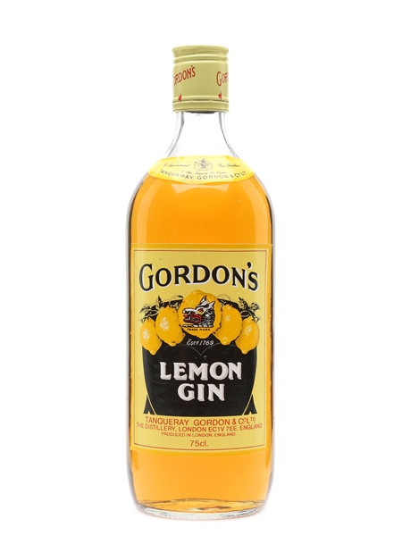 Gordon's Lemon Gin Bottled 1980s 75cl / 34%