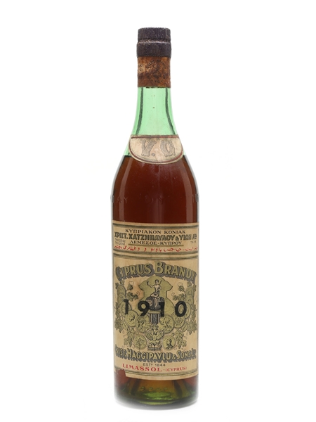 Haggipavlu  1910 VO Cyprus Brandy  70cl