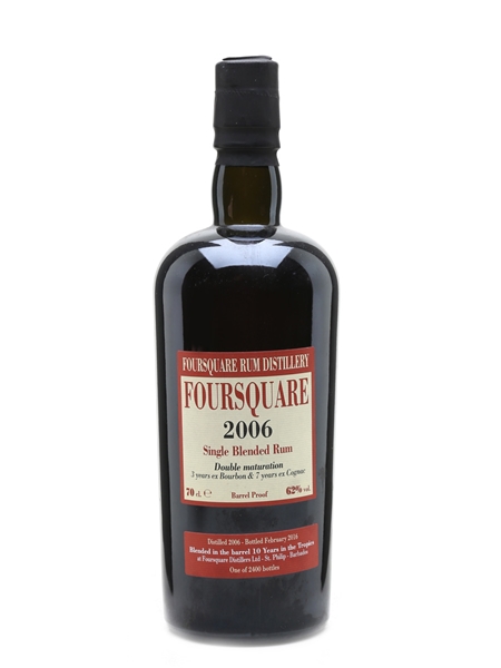 Foursquare 2006 Single Blended Rum 10 Year Old - Velier 70cl / 62%