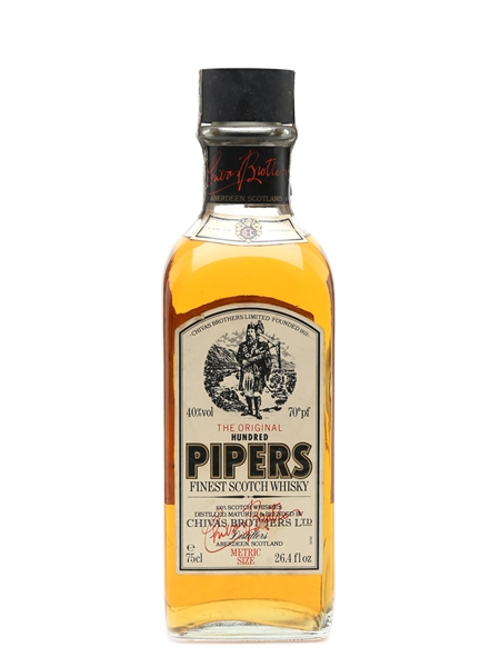 Hundred Pipers Bottled 1970s-1980s - Chivas Brothers 75cl / 40%