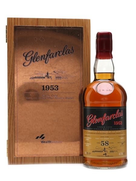 Glenfarclas 1953 Single Cask 58 Year Old - Wealth Solutions 70cl / 47.2%