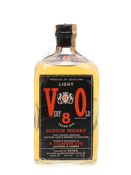 H Stenham VO 8 Year Old Bottled 1970s - Seiba 75cl / 43%