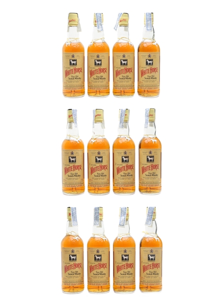 White Horse Bottled 1980s 12 x 75cl / 43%