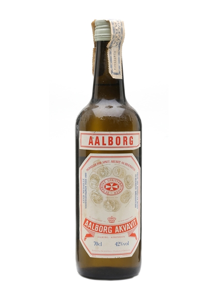 Aalborg Akvavit Bottled 1980s - Domino 70cl / 42%