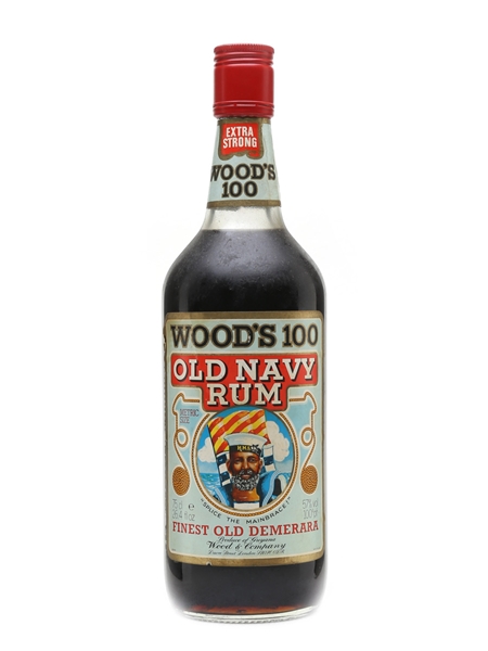 Wood's 100 Old Navy Rum Bottled 1970s-1980s 75cl / 57%