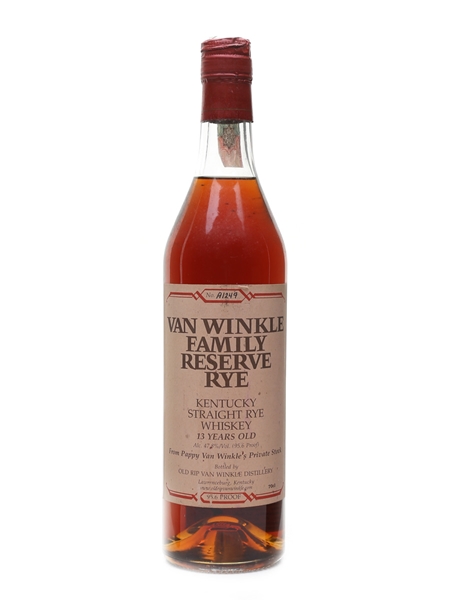 Van Winkle Family Reserve Rye 13 Year Old 70cl / 47.8%