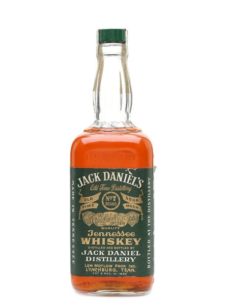 Jack Daniel's No.7 Green Label Bottled 1960s 75.7cl / 45%