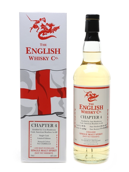 The English Whisky Co. Chapter 4 Peated 70cl / 46%