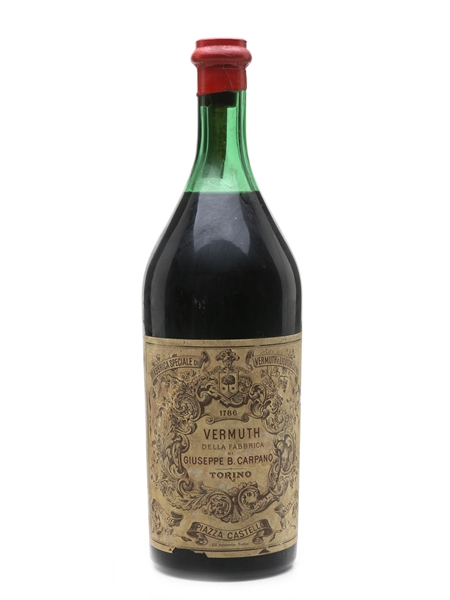 Carpano Vermouth Bottled 1950s 100cl / 16.5%