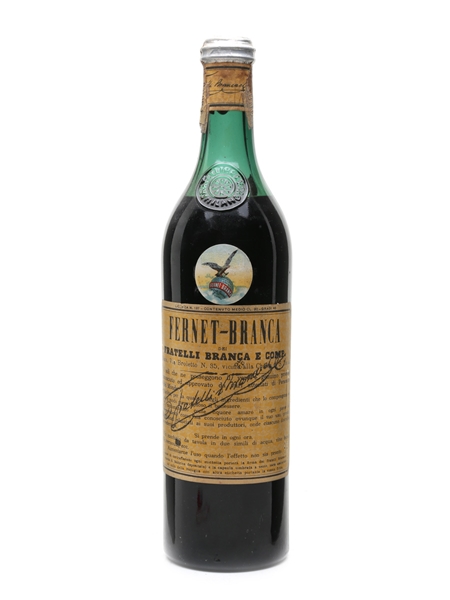 Fernet Branca Bottled 1940s - 1950s 90cl / 45%