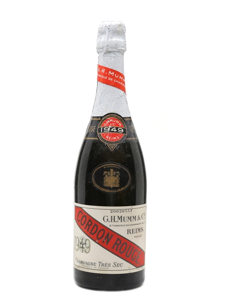 Mumm Cordon Rouge 1949  75cl / 12%
