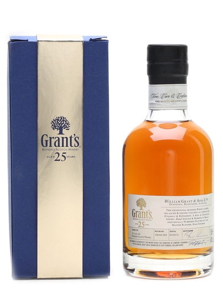 Grant's 25 Year Old Bottled 2010 - Batch 09 0614/20cl / 40%