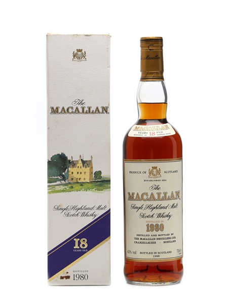 Macallan 1980 18 Year Old 70cl / 43%