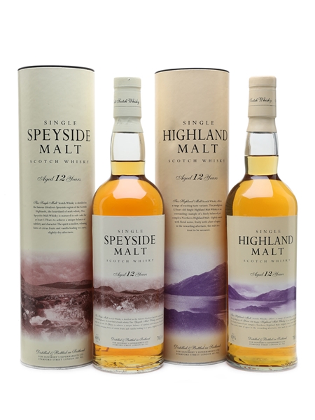 Highland & Speyside 12 Year Old Malt Sainsbury's 2 x 70cl / 40%