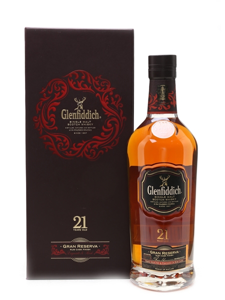 Glenfiddich 21 Year Old Gran Reserva Rum Cask Finish 70cl / 40%