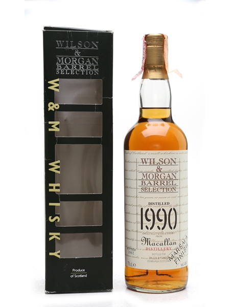 好評 1990 Macallan Wilson Buy/Sell - 35600 Lot - Morgan & ウイスキー