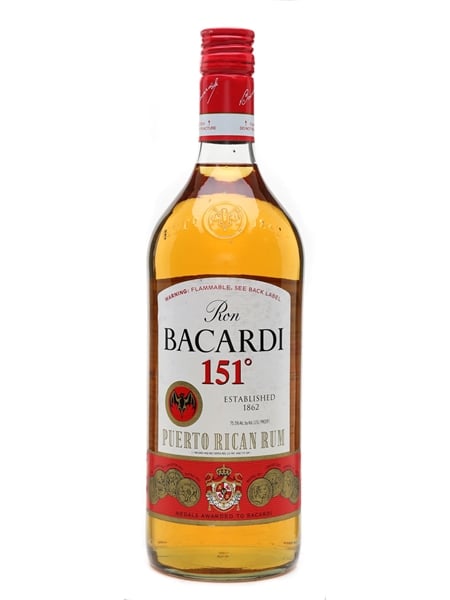 Bacardi 151 Puerto Rico 100cl / 75.5%