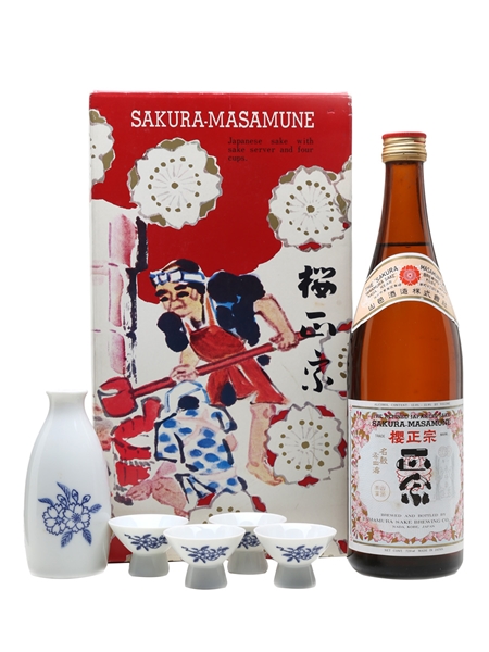 Sakura Masamune Sake Sake & Cups Set 72cl / 13.9%