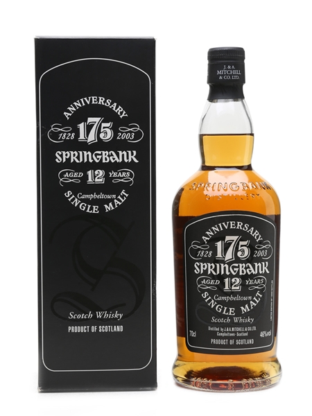 Springbank 12 Year Old Limited Edition 175th Anniversary 70cl / 46%