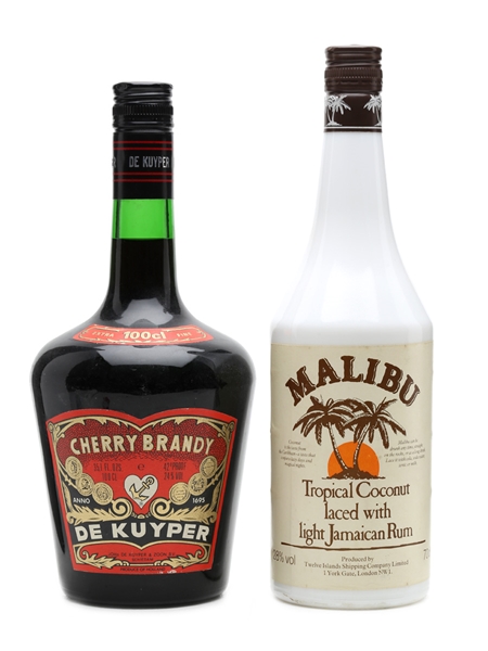 De Kuyper Cherry Brandy & Malibu Liqueur 70cl & 100cl 