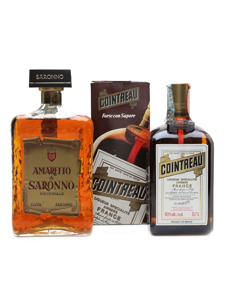 Cointreau & Amaretto Di Saronno  2 x 70cl