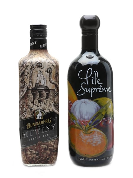 Bundaberg Mutiny & L'Ile Supreme  2 x 70cl