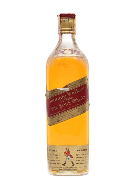 Johnnie Walker Red Label Bottled 1970s - Wax & Vitale 75cl / 43%