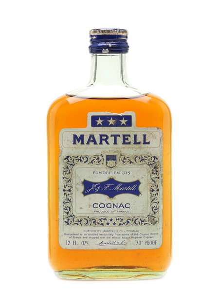 Martell 3 Star Bottled 1960s-1970s 34cl / 40%