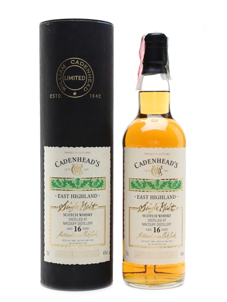 Macduff 1989 16 Year Old Bottled 2005 - Cadenhead's 70cl / 46%