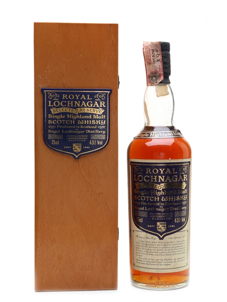 Royal Lochnagar Selected Reserve Bottled 1980s - Soffiantino 75cl / 43%