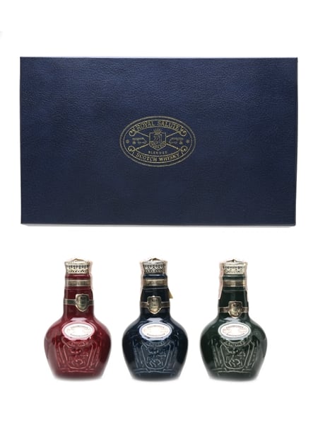 Royal Salute 21 Year Old Wade Ceramic Decanter 3 x 5cl / 40%