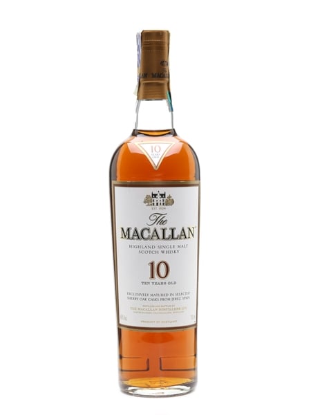 Macallan 10 Year Old Sherry Oak 70cl / 40%