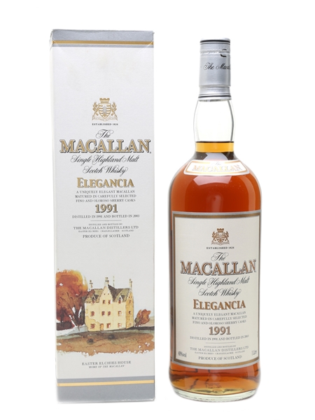 Macallan 1991 Elegancia Bottled 2003 100cl / 40%