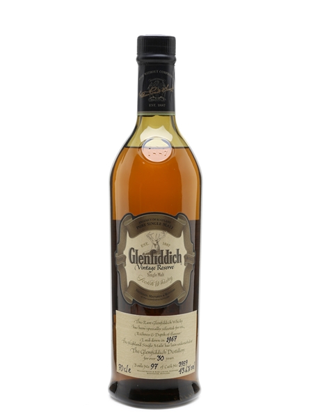 Glenfiddich 1967 Vintage Reserve 30 Year Old 70cl / 43.6%