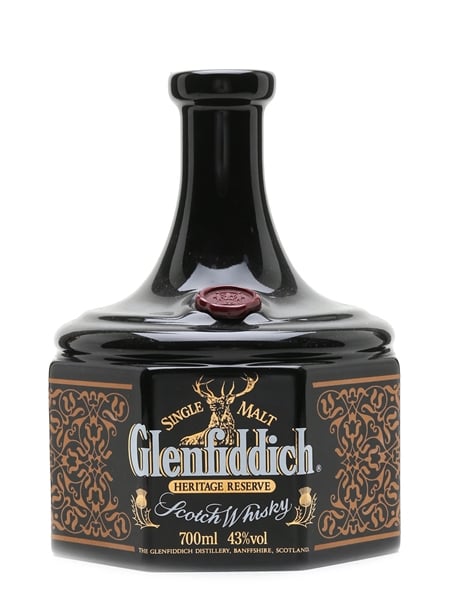 Glenfiddich Heritage Reserve Ceramic Jug Robert the Bruce - Hong Kong Duty Free 70cl / 43%