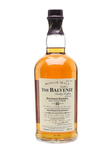 Balvenie 10 Year Old Founder's Reserve 100cl / 43%