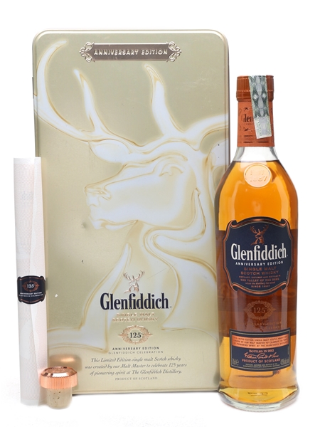 Glenfiddich 125th Anniversary Edition Bottled 2012 70cl / 43%