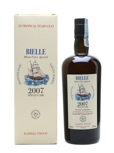 Bielle 2007 Sailing Barrel 10 Year Old - Velier 70th Anniversary 70cl / 55%