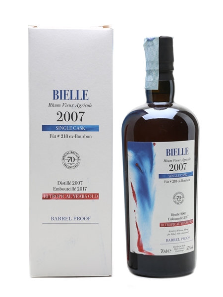 Bielle 2007 Sailing Barrel 10 Year Old - Velier 70th Anniversary 70cl / 55%