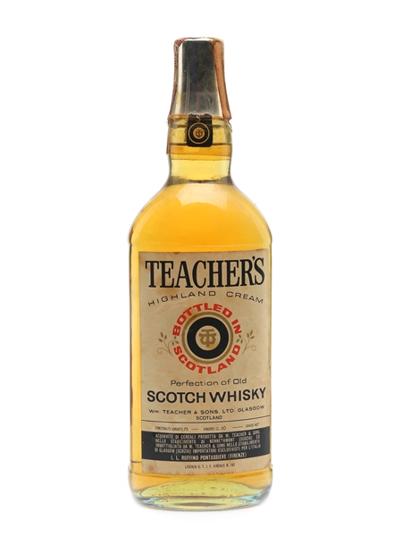 Teacher's Highland Cream Bottled 1970s 75cl / 40%